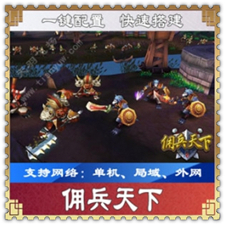 网络游戏 佣兵天下ol单机版 同名小说3D网游一键端 GM工具改元宝